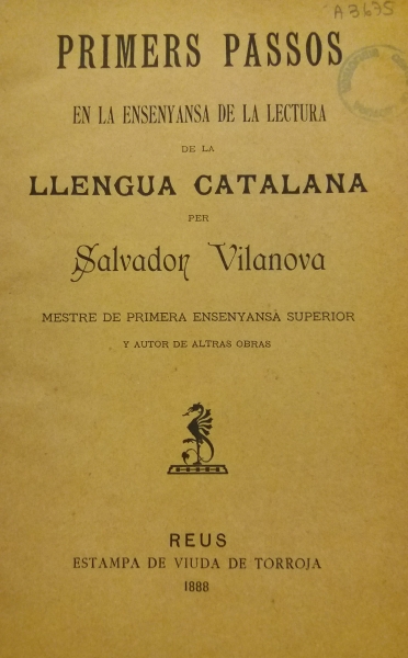 Portada_llibre_Salvador_Vilanova_Biblioteca_del_Centre_de_Lectura